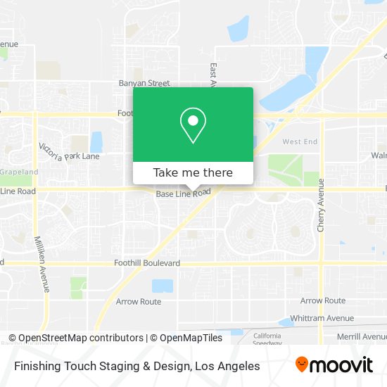 Mapa de Finishing Touch Staging & Design