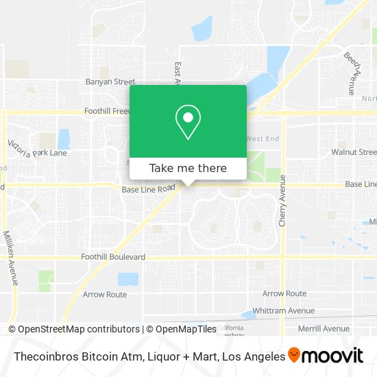Mapa de Thecoinbros Bitcoin Atm, Liquor + Mart