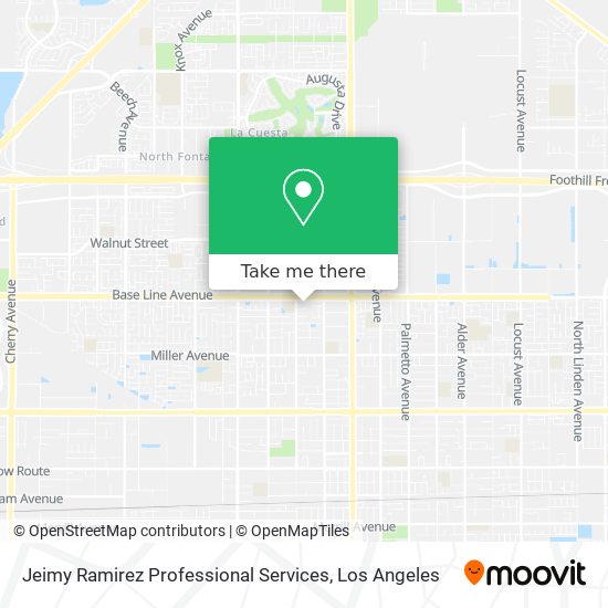 Jeimy Ramirez Professional Services map