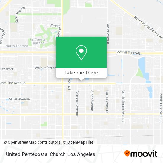 Mapa de United Pentecostal Church