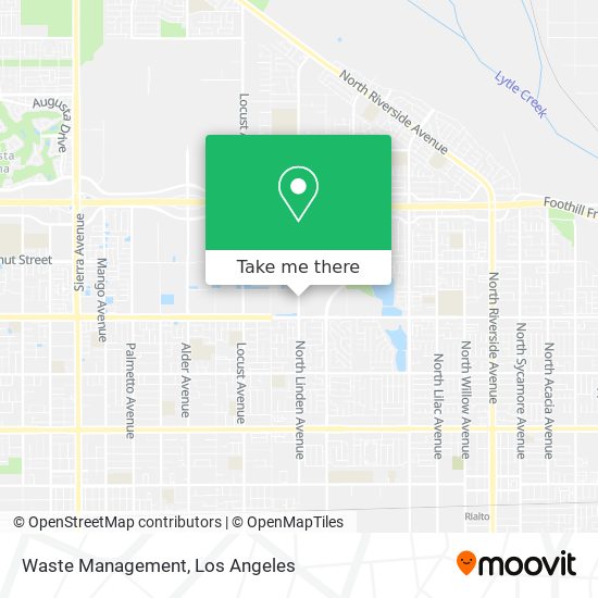 Waste Management map