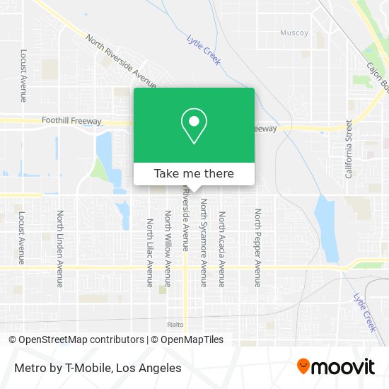 Metro by T-Mobile map