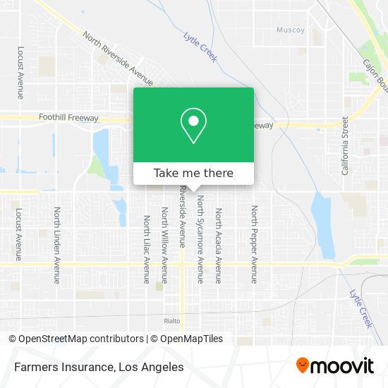 Farmers Insurance map