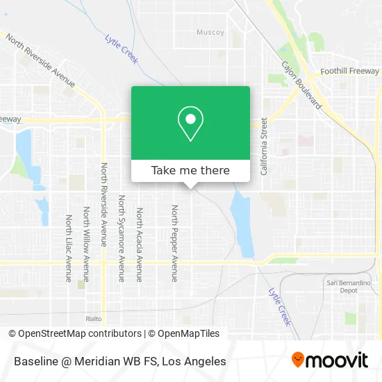 Baseline @ Meridian WB FS map