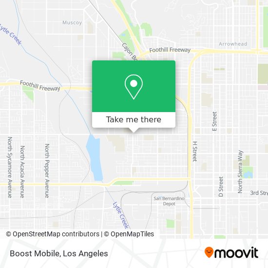 Boost Mobile map