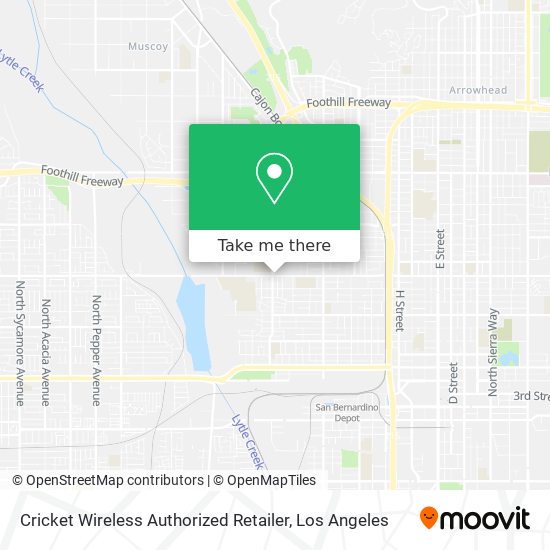 Cricket Wireless Authorized Retailer map