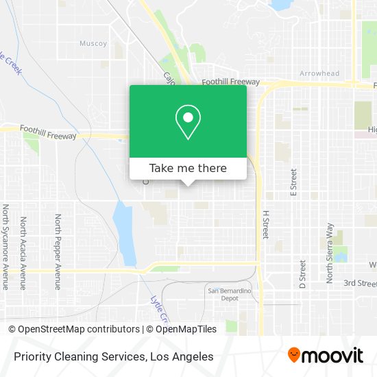 Mapa de Priority Cleaning Services