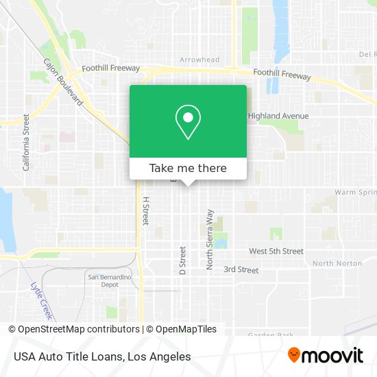 USA Auto Title Loans map