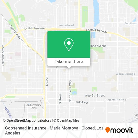 Mapa de Goosehead Insurance - Maria Montoya - Closed