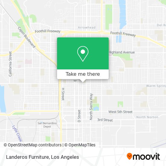 Landeros Furniture map