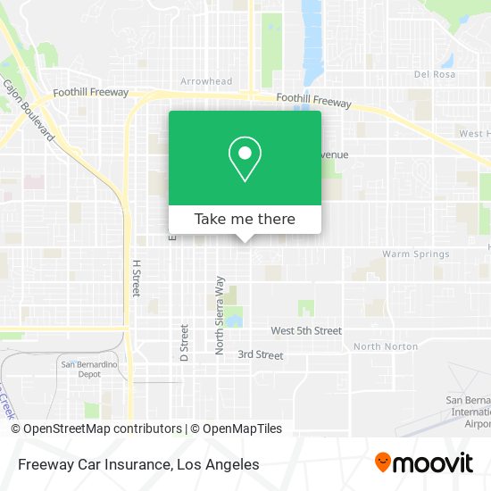 Freeway Car Insurance map