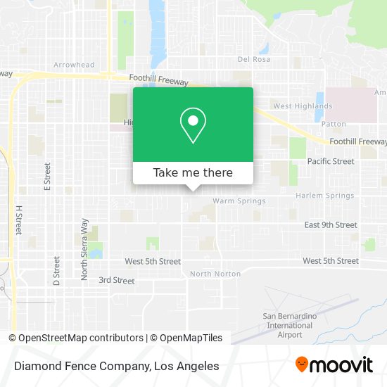 Diamond Fence Company map