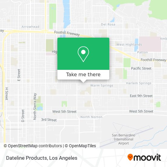 Dateline Products map