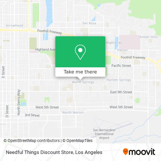 Needful Things Discount Store map