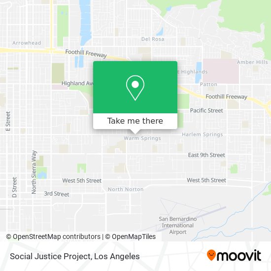 Social Justice Project map
