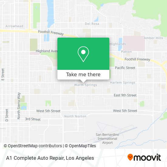 A1 Complete Auto Repair map