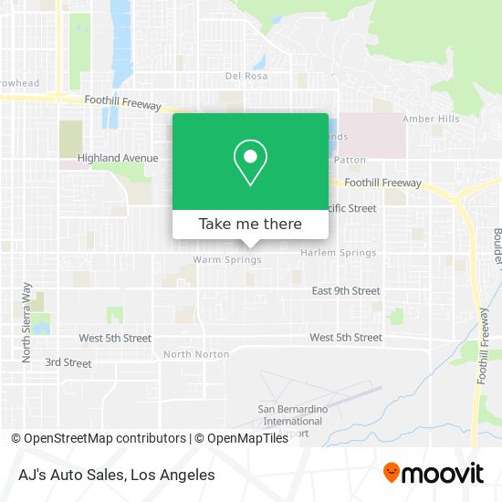 AJ's Auto Sales map