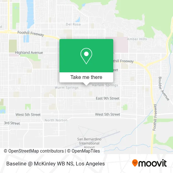 Baseline @ McKinley WB NS map