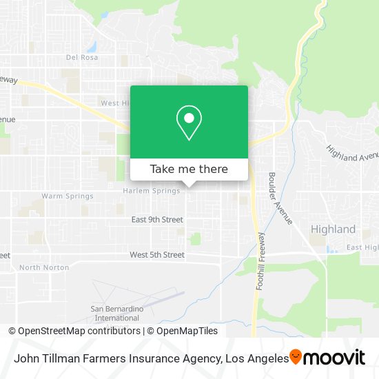 John Tillman Farmers Insurance Agency map