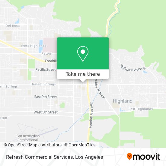 Refresh Commercial Services map