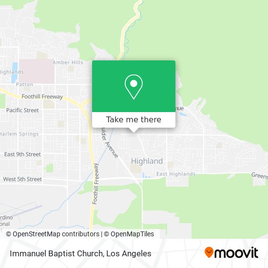 Mapa de Immanuel Baptist Church