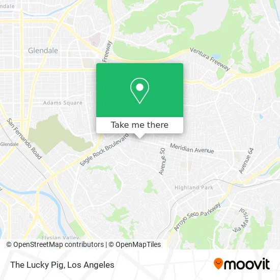 The Lucky Pig map