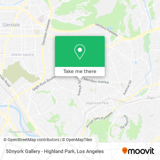 50nyork Gallery - Highland Park map