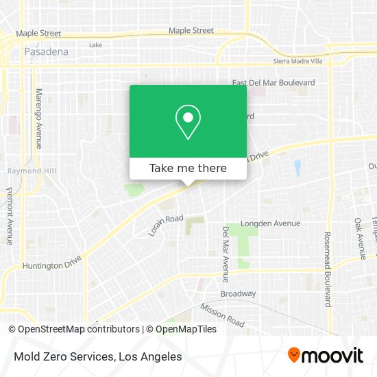 Mapa de Mold Zero Services
