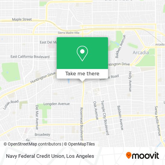 Navy Federal Credit Union map