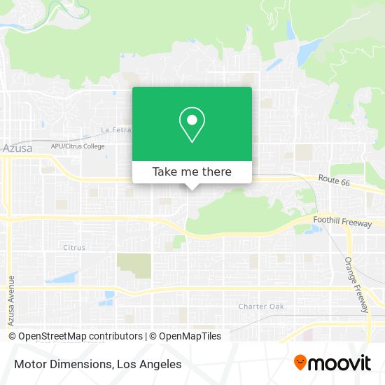 Motor Dimensions map