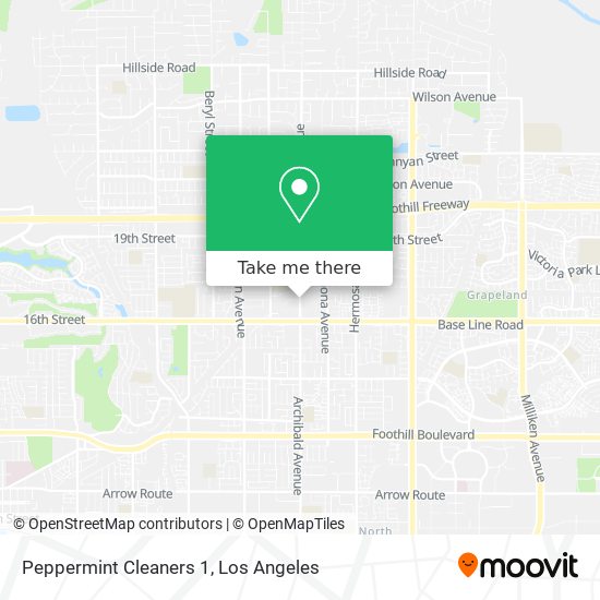 Mapa de Peppermint Cleaners 1