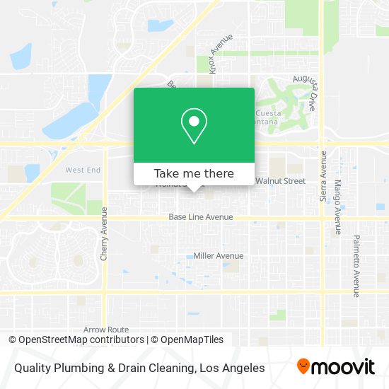 Quality Plumbing & Drain Cleaning map