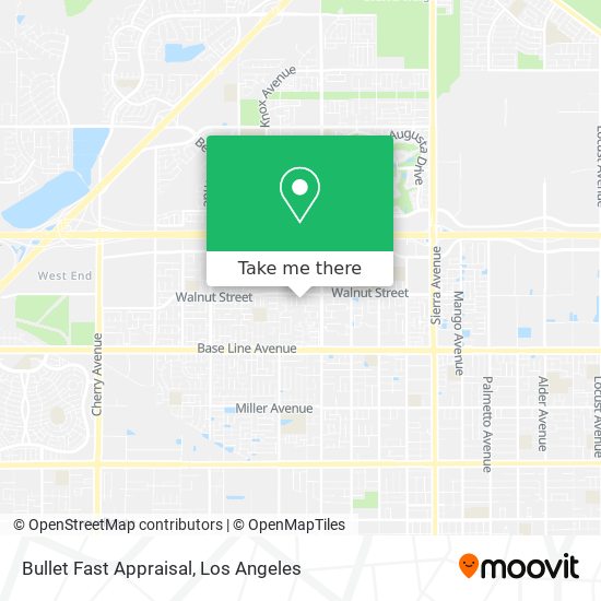 Bullet Fast Appraisal map