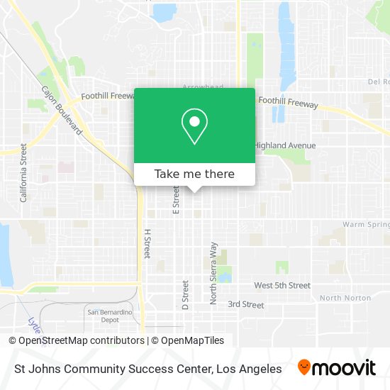 St Johns Community Success Center map