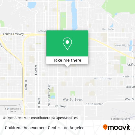Children's Assessment Center map