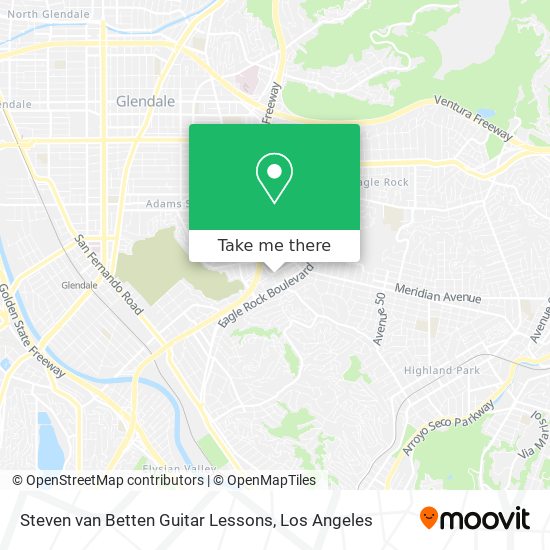 Mapa de Steven van Betten Guitar Lessons