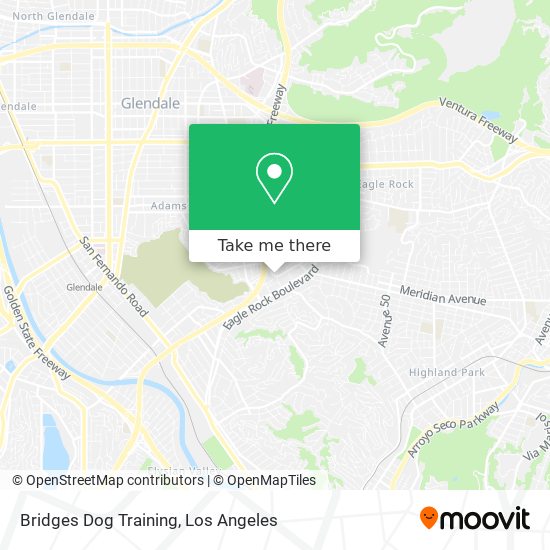 Bridges Dog Training map