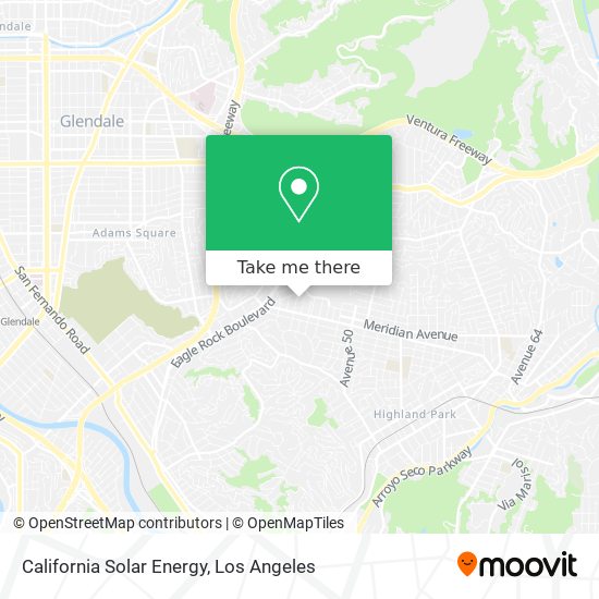 Mapa de California Solar Energy