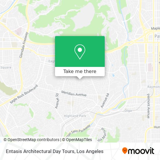 Entasis Architectural Day Tours map