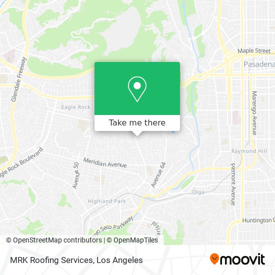 MRK Roofing Services map