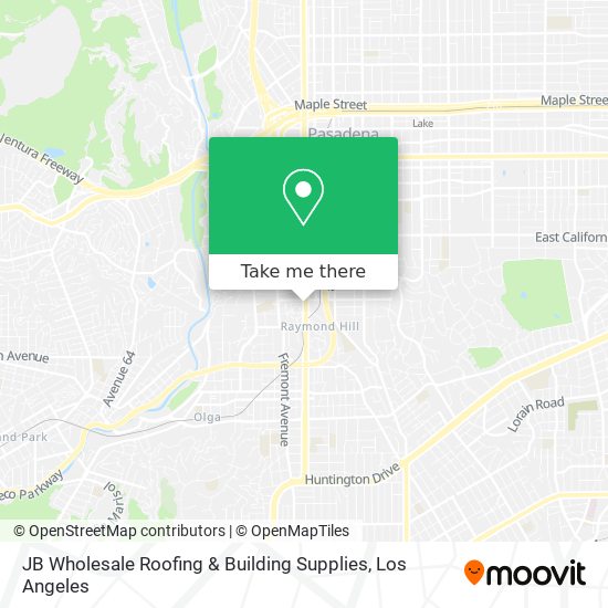 JB Wholesale Roofing & Building Supplies map
