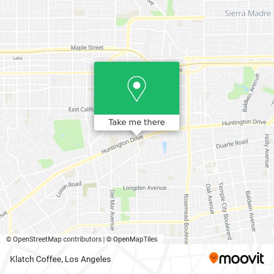 Klatch Coffee map