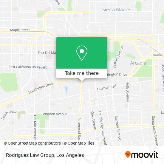 Rodriguez Law Group map