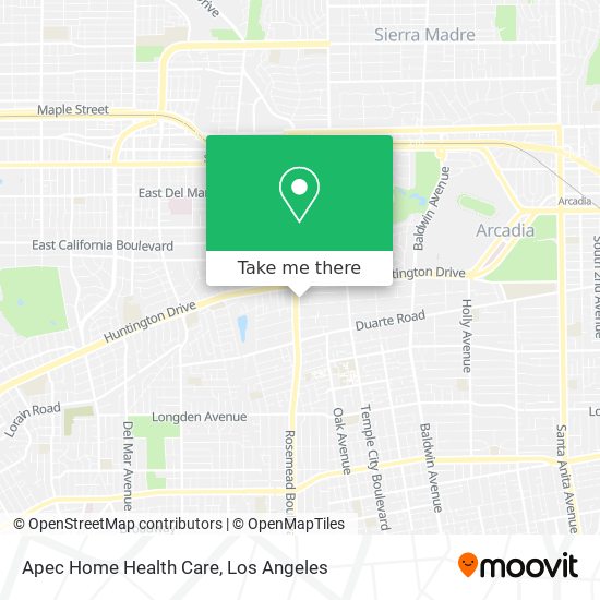 Apec Home Health Care map