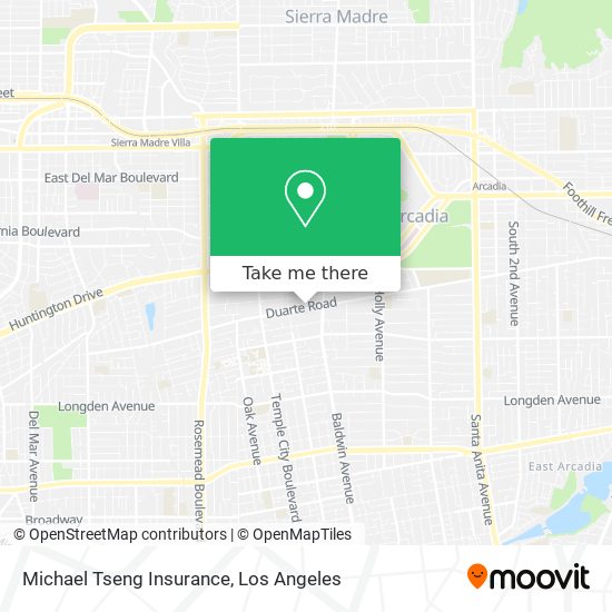 Mapa de Michael Tseng Insurance