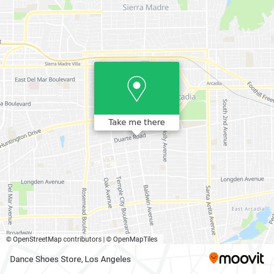 Dance Shoes Store map