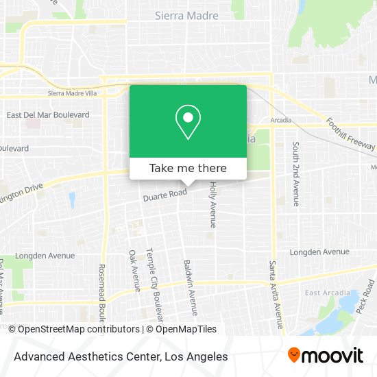 Advanced Aesthetics Center map