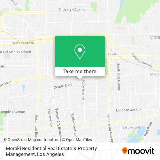 Meraki Residential Real Estate & Property Management map