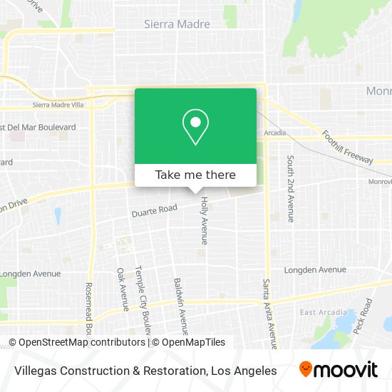 Villegas Construction & Restoration map