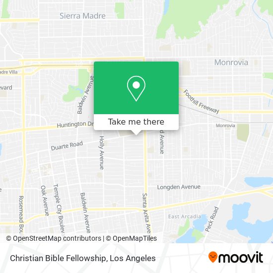 Christian Bible Fellowship map